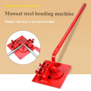 Household Manual Reinforcing Steel Bar Plate Bending Machine Construction Hand Iron Rod Angle Bender Tool