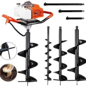 Household Portable High Power Ground Drill Agricultural Multifunctional Gasoline Digger Small Garden Tree Pile Driver