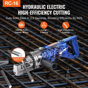 Hydraulic Portable Rebar Cutter 220V Construction Tool