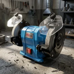 Industrial 170W Variable Speed Bench Grinder with Bs Plug for Home or Workshop HY3212FX