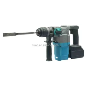 Industrial 18V Brushless 2 in 1 Rotary Hammer Drill 820W High Battery Powered Demolition Breaker for Concrete Drilling Masonry