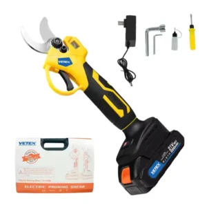 Industrial 21V 28mm Cutting Diameter Lithium Battery Powered Electric Pruning Shears Brushless Motor High Carbon Steel Blade