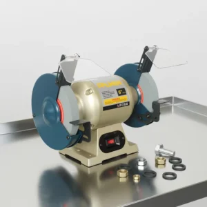 Industrial 250W Classic Bench Grinder 50mm Adjustable Workrest Bench Grinder Machine with Cast Iron Base