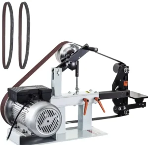 Industrial 2×72 Bench Grinder with Belt Sander Attachment for Versatile Metalworking