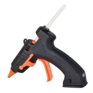 Industrial Cordless Manual Mini Glue Gun, Battery Powered, Hot Melt, with Nozzle Cover