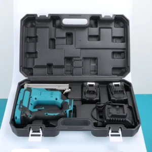 Industrial Cordless Nail Gun with Pneumatic Battery Fast Automatic Roofing Nails 1 Year Warranty Steel Material
