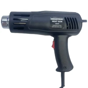 Industrial Electric 2000W Hot Air Gun Black Non Temperature Regulating 220V/240V 0.54KG Lightweight 150-600C Heat Plugged