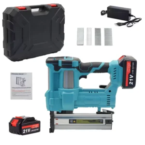 Industrial Electric Framing Nail Gun Woodworking High Efficiency Portable DIY Tool Brushless Motor 2.0AH Lithium Battery for