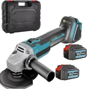 Industrial Grade Cordless Brushless Angle Grinder with Lithium Battery Grinding Disc Portable for General Grinding Polishing