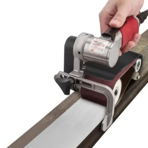 Industrial Grade Pneumatic Belt Sander Flat Stainless Steel Wire Drawing Polishing Handheld Rust Removal Grinding Machine