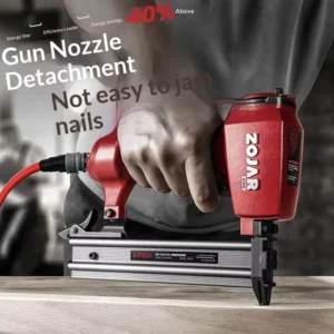 Industrial Grade Pneumatic Nail Gun F30 Straight Steel Nails Woodworking Tool with 3 Month Warranty