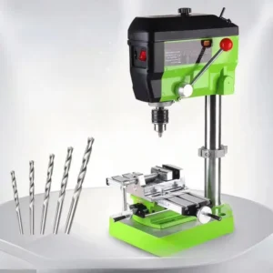 Industrial Laser Bench Drill Press Stand with 4 Inch Cross Bench Pliers Drilling Machine Mini Bench Drilling Machine