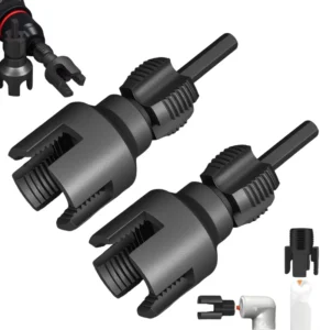 Integrated Electric Drill Compatible PVC Pipe Threader Kit Internal & External Pipe Threading Tool for Cutting & Forming Tools