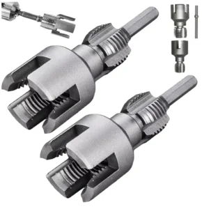 Integrated Electric Drill Compatible PVC Pipe Threader Kit Internal & External Pipe Threading Tool for Cutting & Forming Tools
