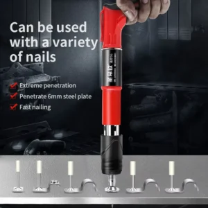 Integrated Nail Gun Ceiling Nailgun Wall Fastener Mini Nailer Concrete Wood Steel Manual Fixing Device Shooting Nailer Gun Tool
