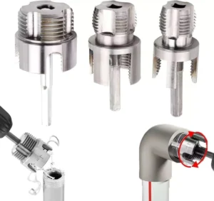 Integrated PPR Pipe Threader Tool Kit, 3 Size Internal & External Thread Die for Plumbing Maintenance