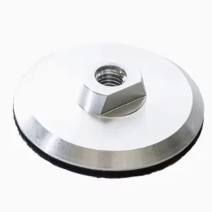 JDK 4 Inch Aluminum Backer Pad with 5 8″ 11 Thread Hook Loop Backing Rigid for Angle Grinder Polisher Sander OEM Abrasive 100 MM
