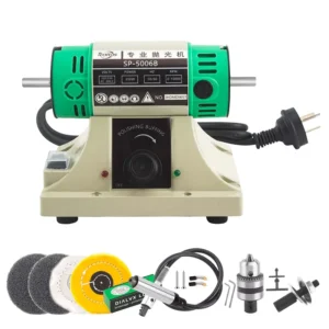 Jewelry Wheel Polish Machine SP 5006B Benchtop Polishing Machine Table Mill Metal Gemstone Craft Jewelry Carving Grinding Tools