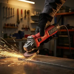 KEN BA9210E 1400W 6 Speed Brushless Angle Grinder Industrial Angle Grinder for Metal Cutting Grinding & Surface Preparation