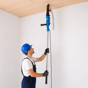 KQ-8108 Extend Rod Chain Nail Gun Portable Nail Gun Head Machine 1.7M Height Ceiling Tools Copper Extended Chain for Woodworking