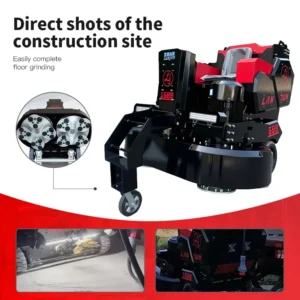 LJ 1688 Ride On Concrete Floor Grinder 48 Heads Dual Disc Industrial Grinding Machine with 55KW Inverter Remote Control