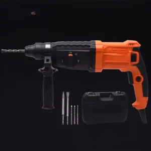 LONSLEY 220V Professional Electric Rotary Hammer Drill Impact Power Tool for Concrete Drilling Masonry