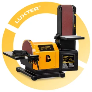 LUXTER 900W Belt 200mm Disc Bench Top Grinding Sander