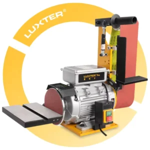 LUXTER Belt Sander Vertical Horizontal Dual use 2200W Grinding Machine Bench Grinder Sander Professional Level