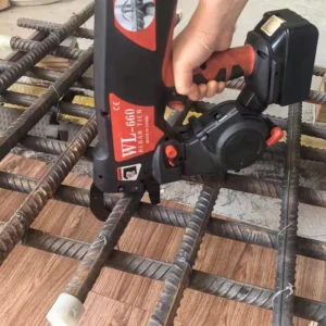 Large Diameter 66mm Automatic Steel Bar Binding Equipment WL660 Cordless Electric Rebar Tie Wire Gun Plastic 1 Year Warranty