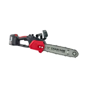 Larix Industrial High Power 12” Mini One Hand Chain Saw Battery OEM 21V Lithium Logging Branch Chainsaw for Outdoor Wood