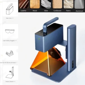 Lasersparrow 5W 600 Mm s Small and Portable Laser Engraver DIY for All Non Metal Materials Wood Leather Acrylic Glass
