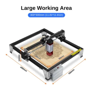 Lazer Engraver 10W 3030 Laser Wood Engraver with Air Assist Lazer Engraving Machine for Wood Paper Rubber