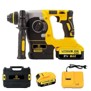 Lithium Power Rotary Hammers Industrial Grade 21V Electric Heavy Duty Multifunctional Impact Concrete Drill Brushless Hammer