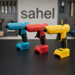 Lithium-ion Hot Melt Glue Gun Compatible with Milwaukee & DeWalt & Makita Batteries