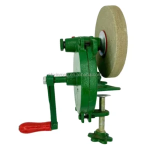 Low Noise Small 5inch Hand Bench Grinder Manual Grinder Hand with Abrasive Grinding Wheel