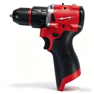 M12 Brushless Electric Drill Red Black Metal Gearbox Cordless Power Drill for Construction Household Repair