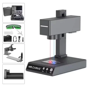 M4 Dual Laser Printer Fiber Laser Printer Portable Laser Engraving Machine for All Metals and Nonmetal
