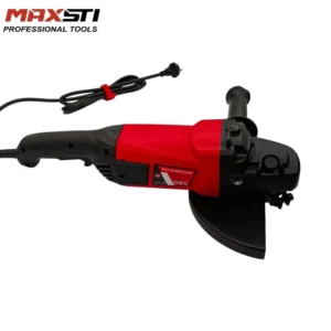 MAXSTI 2400W High Power Angle Grinder 230mm Disc Diameter Industrial Grinder Cutter for Construction Workshop Heavy Duty