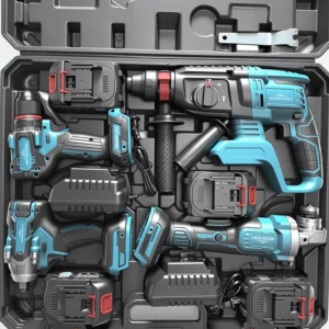 MKT Combo Power Tools 4 Kits Tool Set 18v 20v 21v Cordless Drills Battery DIY Home Use