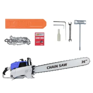 MS 070 Gas Chainsaw 105CC Petrol Powered Saw 36 Inch Industrial Big Wood Cutting Chain Saw Machine