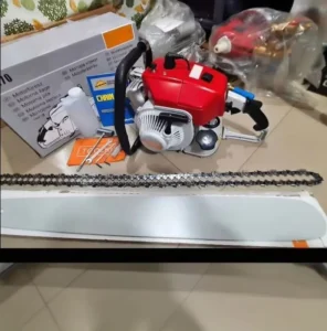 MS070 Chainsaw 105cc Gasoline Chain Saw 4.8KW High Power Heavy Duty Tree Cutting Machine for Gardening Forestry Logging