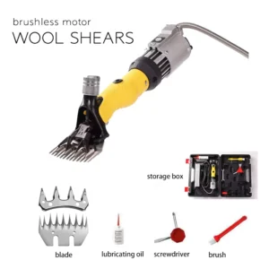 Maintenance Free Brushless Motor Low Noise Power Consumption Suitable for Professional Farm Wool Cutting and Electric Shearing
