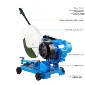 Metal Cutting Saw High Power Desktop Multifunction Metal Steel Electric Cut Off Machine