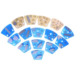 Metal Pads Grinder for Concrete Polishing Trapezoid Iron Diamond Grinding Tool
