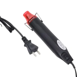 Mini 110V Electric Black JP Plug Cool Hot Air Gun Portable 300W Multi Functional DIY Craft Projects Steel
