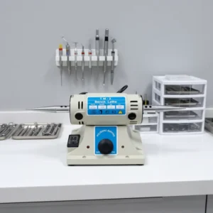 Mini Adjustable Speed Dental Lab Polishing Machine Bench Grinder 10000 RPM Dental Polisher Lathe