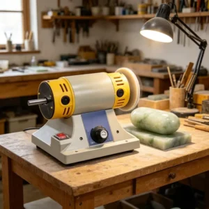 Mini Bench Grinder Polisher Multi functional Grinding and Carving Machine for Jade and Crafts