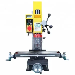 Mini Drill Press BHC13V Small Drill Mill Machine with 16mm Drilling Capacity 750W Motor Gear Core Components