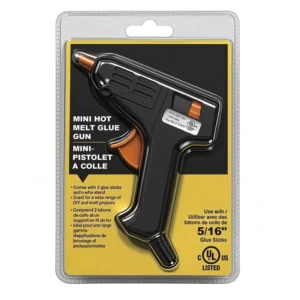 Mini Electric Hot Melt Glue Gun with Trigger Type 120V 10W for DIY Use