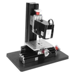 Mini Horizontal Drill Press Stand 12VDC 2A 24W Precise Metal Drilling Machine 100-240V US Plug Model Z20004M Medium Duty